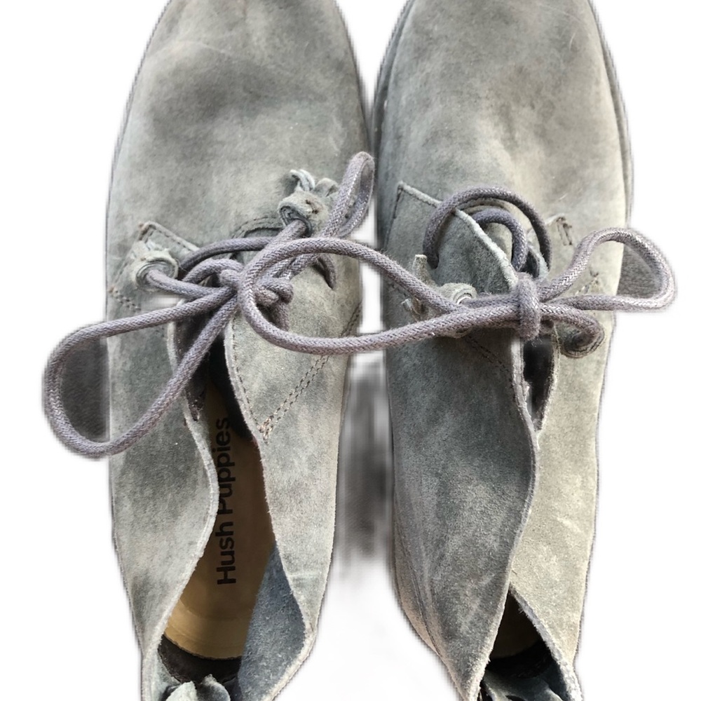 Hush Puppies Women's Gray Suede Ankle Boots